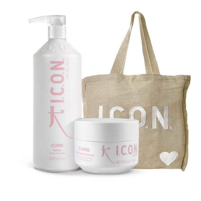 PACK ICON CURE CHAMPU LITRO Y CURE CONDITIONER